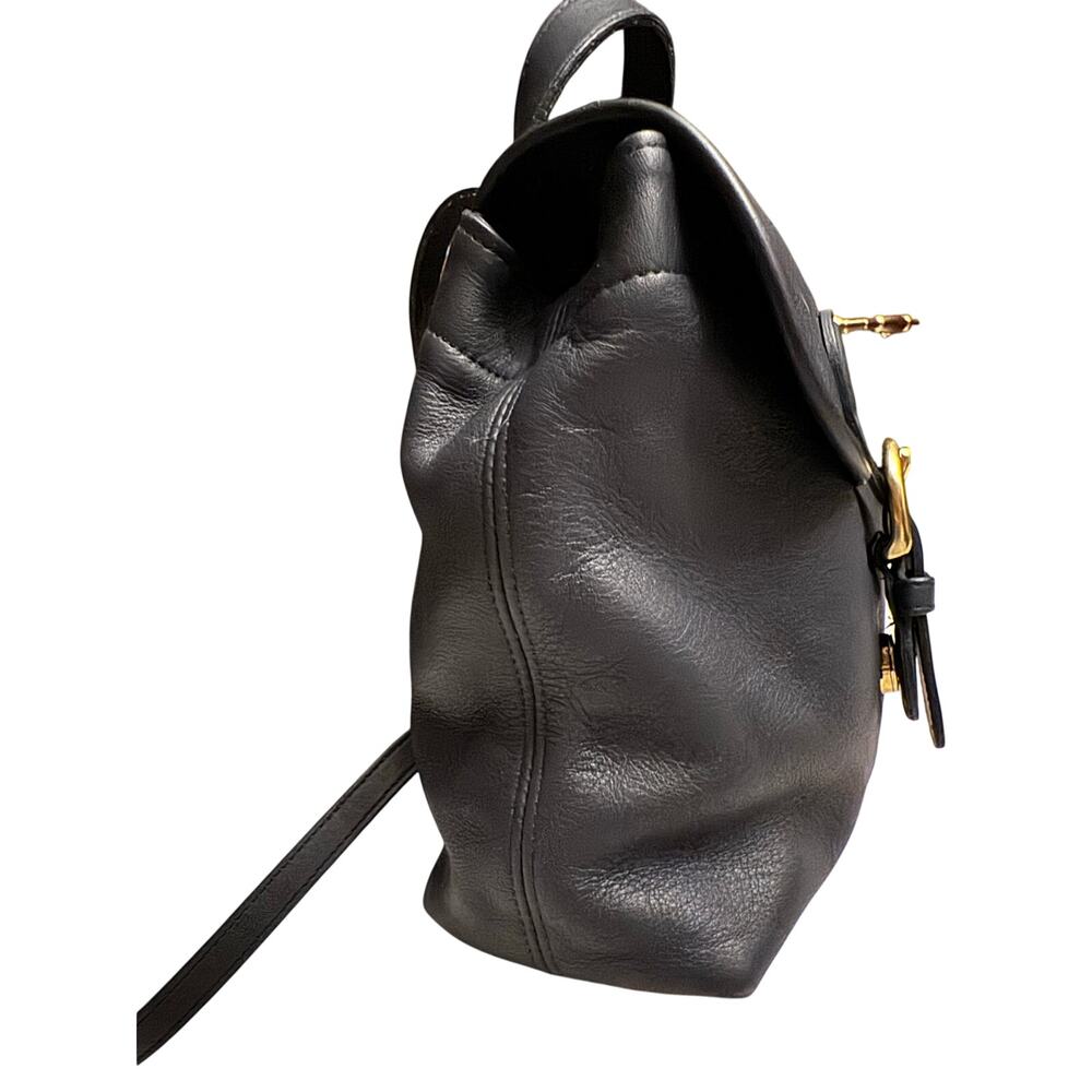 Never used Butterly soft Navy Coach mini backpack glove tanned leather - Picture 7 of 16